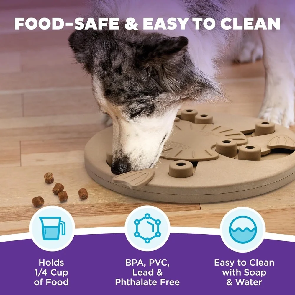 Outward Hound by Nina Ottosson Dog Worker Treat Puzzle Enrichment Toy, Level 3 A